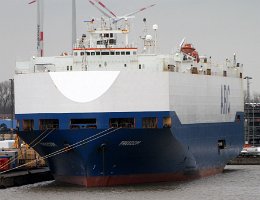 FREEDOM - 190m [IMO:9129706] Autotransporter (Vehicles Carrier) Neuaufnahme: 2017-12-27 Baujahr: 1997 | DWT: 19860t | Breite: 32m | Ladekapazität: 4635 CEU