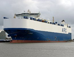PATRIOT - 199m [IMO:9316139] Autotransporter (Vehicles Carrier) Aufnahme: 2017-04-13 Baujahr: 2005 | DWT: 22564t | Breite: 32m | Ladekapazität: 6700 CEU