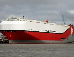 DRIVE GREEN HIGHWAY - 200m [IMO:9728069] Autotransporter (Vehicles Carrier) Aufnahme: 2017-04-10 Baujahr: 2016 | DWT: 20034t | Breite: 38m | Ladekapazität: 7550 CEU
