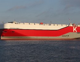 HORIZON HIGHWAY - 200m [IMO:9726700] Autotransporter (Vehicles Carrier) Aufnahme: 2017-12-29 Baujahr: 2016 | DWT: 20500t | Breite: 38m | Ladekapazität: 7550 CEU