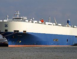 ASIAN GLORY - 184m [IMO:9070474] Autotransporter (Vehicles Carrier) Aufnahme: 2015-03-28 Baujahr: 1994 | DWT: 13363t | Breite: 31m | Ladekapazität: 4363 CEU