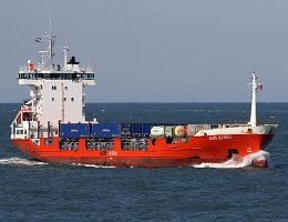 A2B SPIRIT - 101m [IMO:9144689] Feederschiff Neuaufnahme: 2020-09-18 (2018-11-23) Baujahr: 1998 | DWT: 5356t | Breite: 18m | Tiefgang: 5,55m | Ladekapazität: 508 TEU...