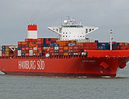 CAP SAN LORENZO - 333m [IMO:9622227] Containerschiff (Container ship) Aufnahme: 2016-03-19 Baujahr: 2013 | DWT: 124479t | Breite: 48m | Tiefgang: 14,0m | Ladekapazität: 9814 TEU...