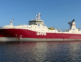 BERLIN NC105 - 80m [IMO:9782780] Trawler (Fishing vessel) Aufnahme: 2019-12-31 Baujahr: 2017 | Breite: 16m Baureihe: Cuxhaven-Klasse
