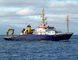 ELISABETH MANN BORGESE - 57m [IMO:8521438] Forschungsschiff (Research/Survey Vessel) Aufnahme: 2018-07-04 Baujahr: 1987 | DWT: 328t | Breite: 11m | Tiefgang: 3,65m Maschinenleistung: 1095...