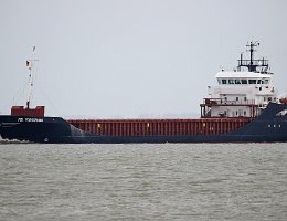 FRI PORSGRUNN - 89m [IMO:9196199] Frachtschiff (General Cargo) Aufnahme: 2016-03-19 Baujahr: 2000 | DWT: 3780t | Breite: 13,40m | Tiefgang: max. 5,67m Maschinenleistung: 1800 KW |...