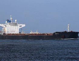 ABML EVA - 254m (ex) [IMO:9481702] Massengutfrachter (Bulk Carrier) Neuer Name: STAR EVA Aufnahme: 2017-12-01 Baujahr: 2012 | DWT: 106659t | Breite: 43m