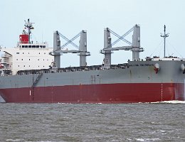 BELLINA COLOSSUS - 200m [IMO:9552977] Massengutfrachter (Bulk Carrier) Aufnahme: 2016-03-20 Baujahr: 2013 | DWT: 60893t | Breite: 32m | Tiefgang: max. 12,85m Geschwindigkeit: 16,2 kn