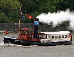 CLAUS D - 18m Museumsschiff/ Schleppdampfer Aufnahme: 2019-05-10 Baujahr: 1913 | Breite: 5,32m | Tiefgang: max. 2,13m