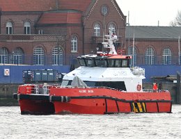 NJORD SKUA - 20m [KEINE IMO-NR.] Crew Boat Aufnahme: 2014-12-27 Baujahr: 2014 | Breite: 7,4m | Tiefgang: 1,65m Geschwindigkeit: 25 kn