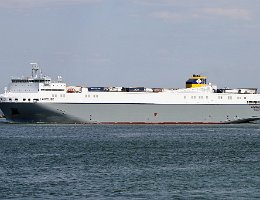 LAURELINE - 217m [IMO:9823352] Ro-Ro Schiff (Ro-Ro cargo) Aufnahme: 2020-05-30 Baujahr: 2019 | DWT: 20615t | Breite: 33m | Tiefgang: 8,2m