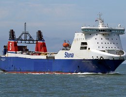 STENA CARRIER - 183m (ex) [IMO:9138800] Ro-Ro Schiff (Ro-Ro cargo) Neuer Name: MEXICO STAR Aufnahme: 2018-07-13 Baujahr: 2004 | DWT: 12350t | Breite: 26m | Tiefgang: 6,6m laufende...