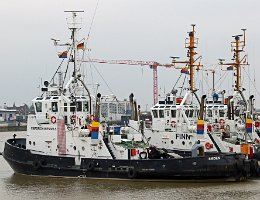 FRIEDRICH WESSELS - 30m [IMO:7525205] Hafenschlepper (Tug) Aufnahme: 2017-02-12 Baujahr: 1976 | Bollard pull: 27t | Breite: 8,80m | Tiefgang: 4,50m Maschinenleistung: 882 KW |...