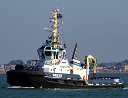 BRENT - 33m [IMO:9507051] Hafenschlepper (Tug) Aufnahme: 2015-10-10 Baujahr: 2009 | Bollard pull: 83t | Breite: 13m | Tiefgang: 5,80m Geschwindigkeit: 13,5 kn