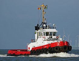 GENT - 33m (ex) [IMO:8409305] Hafenschlepper (Tug) Neuer Name: GESPER Aufnahme: 2016-11-11 Baujahr: 1985 | Bollard pull: 40t | Breite: 10m | Tiefgang: 4,60m Maschinenleistung:...