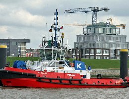 RT CLAIRE - 28m [IMO:9320817] Hafenschlepper (Tug) Aufnahme: 2014-04-12 Baujahr: 2005 | Bollard pull: 65t | Breite: 11m | Tiefgang: 5,24m Maschinenleistung: 4050 KW |...