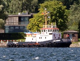 HOLTENAU - 26m [IMO:8200321] Hafenschlepper (Tug) Aufnahme: 2016-08-07 Baujahr: 1982 | Bollard pull: 29t | Breite: 9m | Tiefgang: 2,71m Maschinenleistung: 1440 KW |...