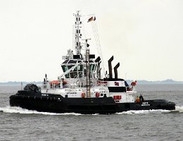HUNTE - 28m (ex) [IMO:9454319] Hafenschlepper (Tug) Neuer Name: VB HUNTE Aufnahme: 2015-07-13 Baujahr: 2010 | Bollard pull: 90t | Breite: 12m | Tiefgang: 5,24m Geschwindigkeit:...