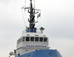 BVT FORMIDABLE - 35m [IMO:7719698] Offshoreschlepper (Tug) Aufnahme: 2021-05-01 Baujahr: 1979 | Bollard pull: 51,3t | Breite: 9,80m | Tiefgang: 4,90m Maschinenleistung: 2624 KW |...
