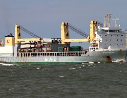 ANNE-SOFIE - 160m [IMO:9376490] Schwerlastschiff (Heavy Load Vessel) Aufnahme: 2015-07-14 Baujahr: 2008 | DWT: 6693t | Breite: 24m | Tiefgang: 9,10m | Kräne: 2 x 700t...