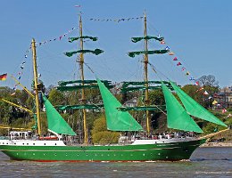 ALEXANDER VON HUMBOLDT II - 65m [IMO:9618446] Segelschiff (sailing ship) Dreimaster Aufnahme: 2016-05-05 Baujahr: 2011 | DWT: 820t | Breite: 10,0m | Tiefgang: max. 4,7m Segelfläche: 1360 m² |...