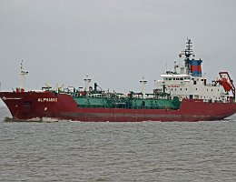 ALPHAGAS - 115m [IMO:9130456] LPG-Tanker Neuaufnahme: 2016-03-19 Baujahr: 1996 | DWT: 6399t | Breite: 16m