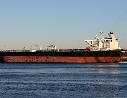 AEGEAN STAR - 274m (ex) [IMO:9422366] Rohöltanker (Crude Oil Tanker) Neuer Name: MARVIN STAR Aufnahme: 2019-02-15 Baujahr: 2009 | DWT: 157985t | Breite: 48m