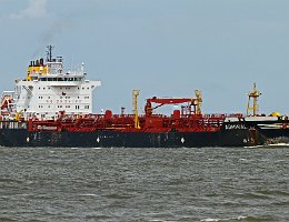 ADMIRAL - 168m [IMO:9234616] Tanker (Oil/Chemical Tanker) Aufnahme: 2014-08-05 Baujahr: 2002 | DWT: 23998t | Breite: 26m Maschinenleistung: 7956 KW
