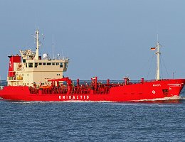 AGATH - 84m [IMO:8820298] Tanker (Oil/Chemical Tanker) Aufnahme: 2014-12-29 Baujahr: 1991 | DWT: 3232t | Breite: 13,50m | Tiefgang: 5,47m Maschinenleistung: 1100 KW |...