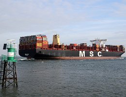 [Schiffe Spezial] MSC DITTE (7) MSC Ditte bei Terneuzen