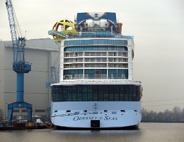 [Schiffe Spezial] ODYSSEY OF THE SEAS (7) Die Odyssey of the Seas am 2021-01-01 in Papenburg an der Meyer Werft