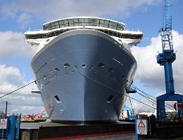 [Schiffe Spezial] SPECTRUM OF THE SEAS (2) Die Spectrum of the Seas am 17.03.2019 in Papenburg an der Meyer Werft
