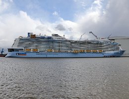[Schiffe Spezial] SPECTRUM OF THE SEAS (4) Die Spectrum of the Seas am 17.03.2019 in Papenburg an der Meyer Werft