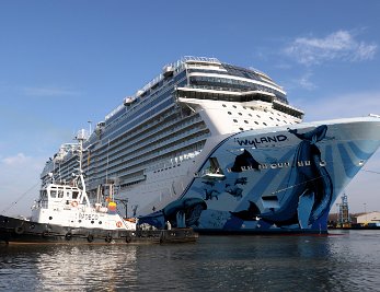 Norwegian Bliss Das neue Kreuzfahrtschiff in Papenburg