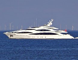 AFRICA I - 47m [IMO:9596521] Yacht Aufnahme: 2018-09-05 Baujahr: 2010 | DWT: 71t | Breite: 8,5m